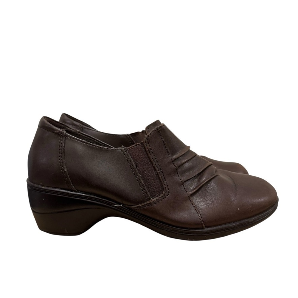 Thom Mcan Deidre Brown Leather Comfort Slip On‎ Shoes 7.5
